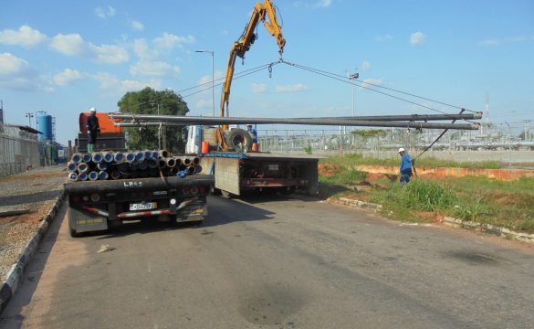 Pipe Stringing Ongoing